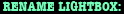 Rename Lightbox To: